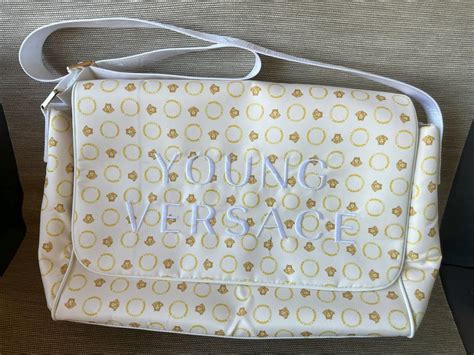 versace diaper bag|versace baby onesie.